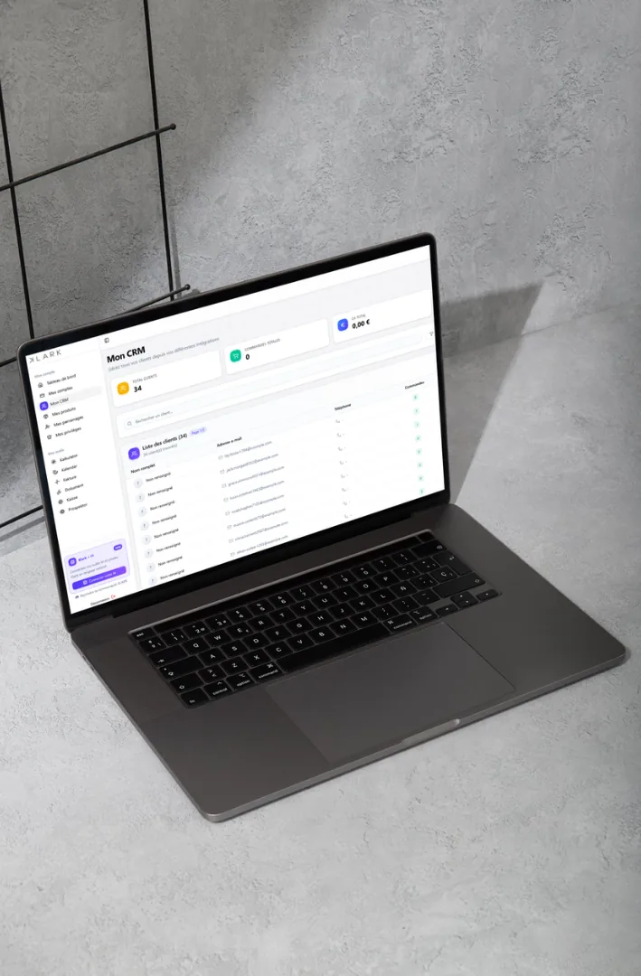 CRM intelligent — dashboard relation client